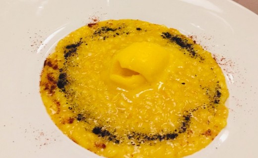 Risotto Al Mandarino Con Sorbetto Cook In Guy Demarle